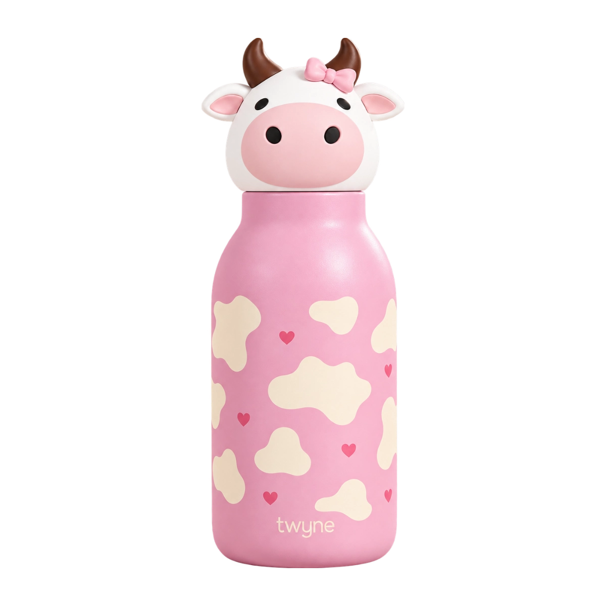 Twyne Cow bottle with character cap