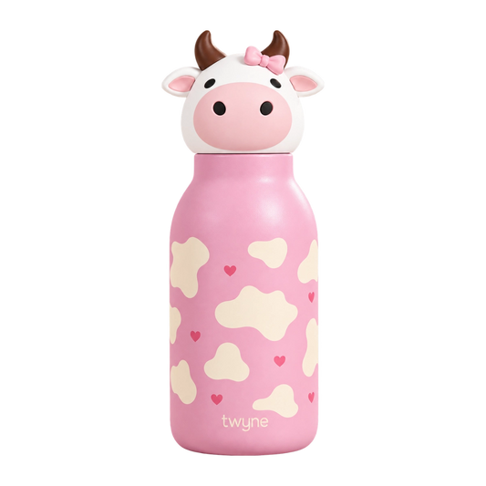 Twyne Cow bottle with character cap