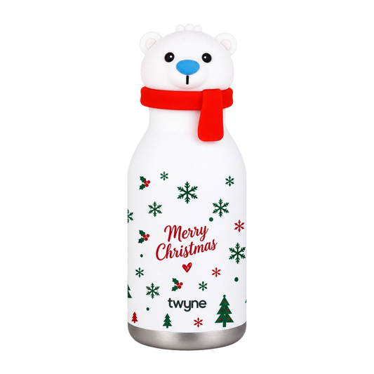 Twyne Polar Bear bottle with character cap