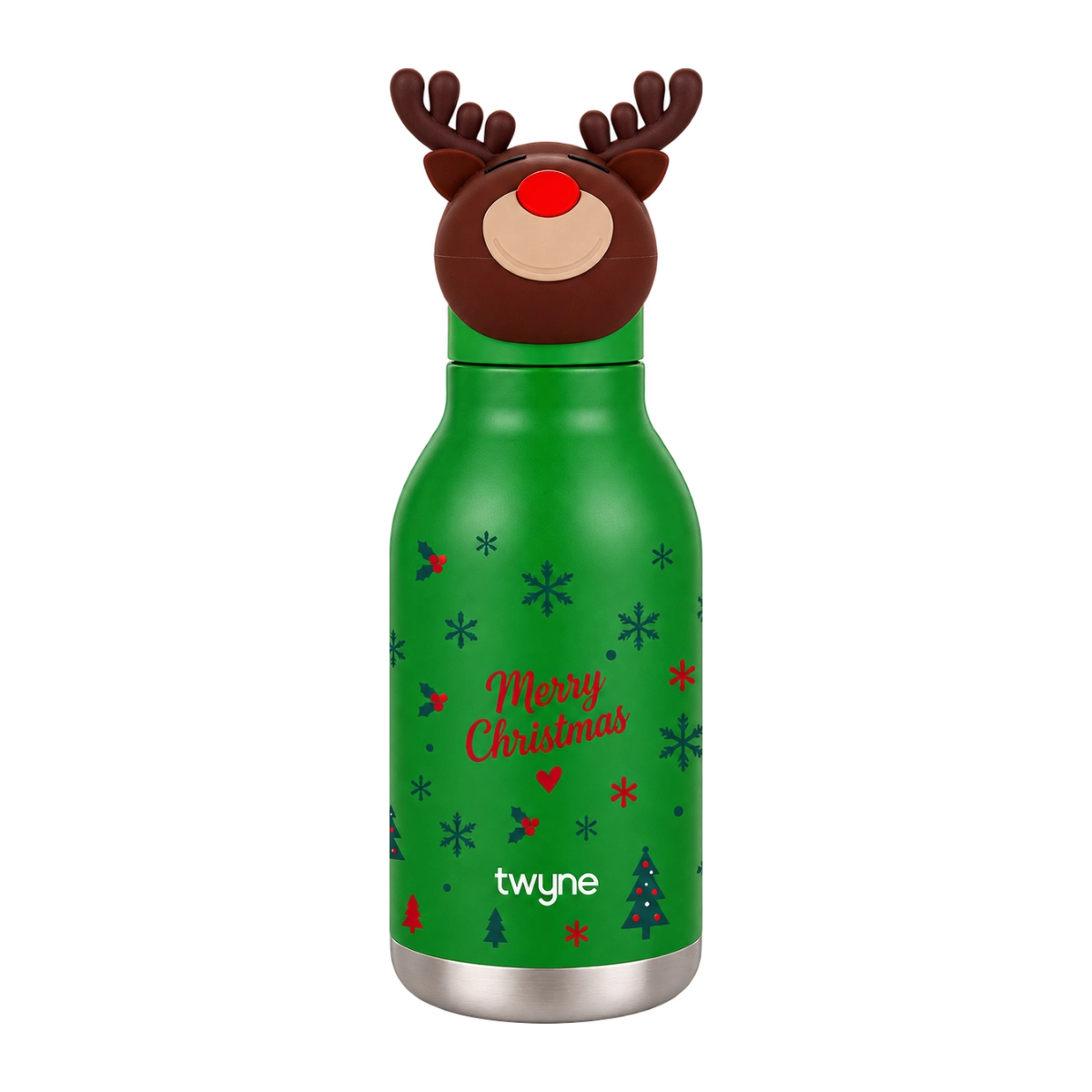 Twyne Reindeer bottle with character cap
