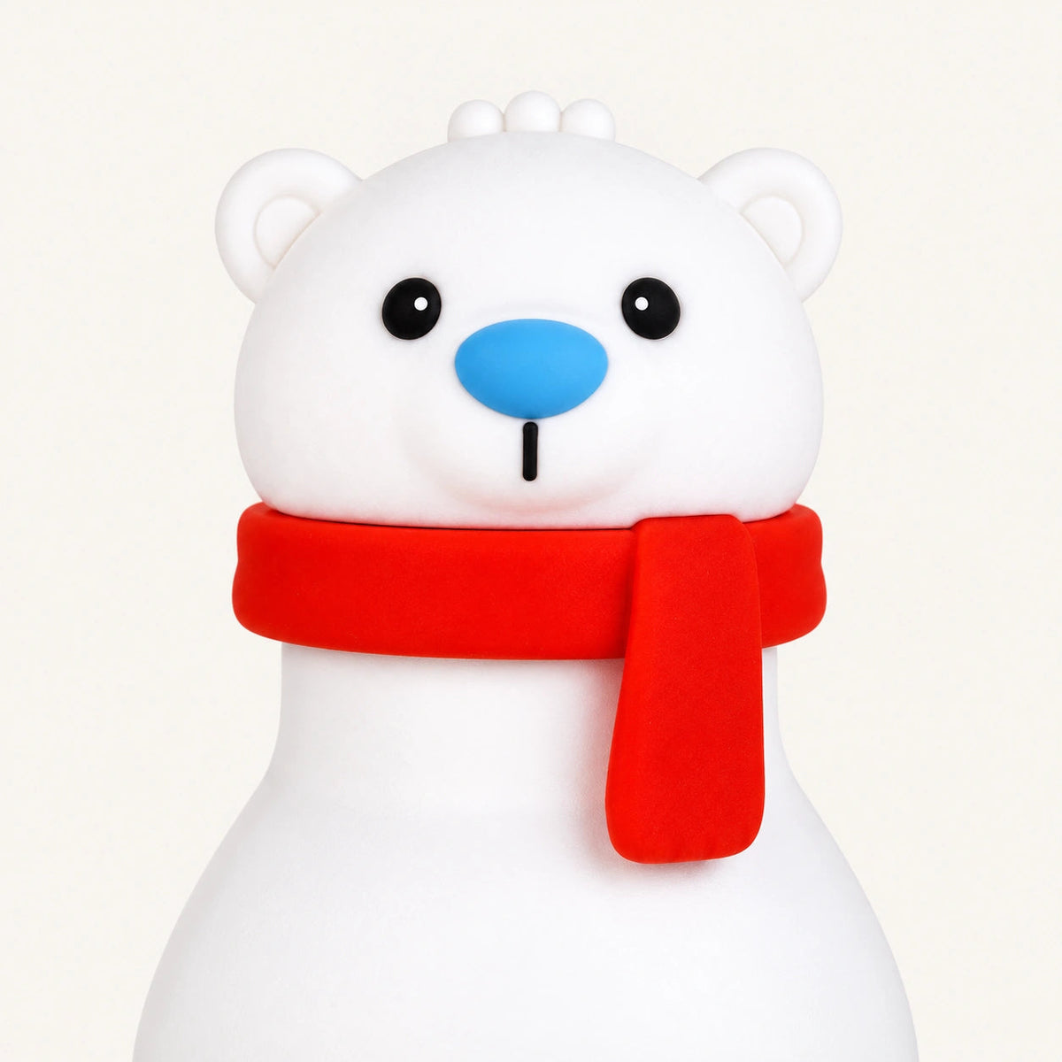 Twyne Polar Bear character lid close-up